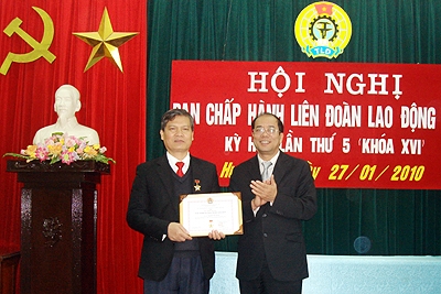 LĐLĐ tỉnh Hưng Yên Hội nghị triển khai nhiệm vụ công tác năm 2010